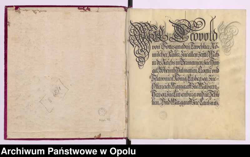Obraz 2 z kolekcji "Testament Jerzego Oppersdorfa, właściciela Głogówka111"