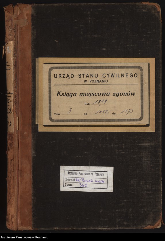 Obraz 2 z jednostki "Księga zgonów t. III"