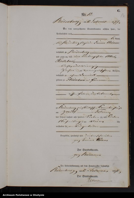image.from.unit.number "Sterbe-Neben-Register Nr 1 - 95"