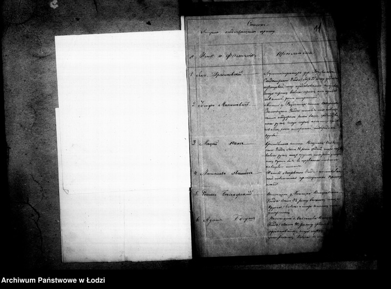 Obraz 14 z jednostki "Akta tyczące się osób pod śledztwem i którym wzbroniony jest wjazd do Cesarstwa i Królestwa Polskiego"