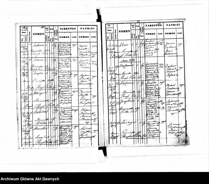 image.from.unit.number "Parafia: Baworów. Dekanat: Tarnopol. Księga metrykalna urodzeń tylko dla wsi Skomorochy. Tom II."