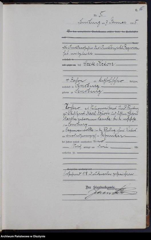 image.from.unit.number "Sterbe-Haupt-Register Nr 1 - 209"