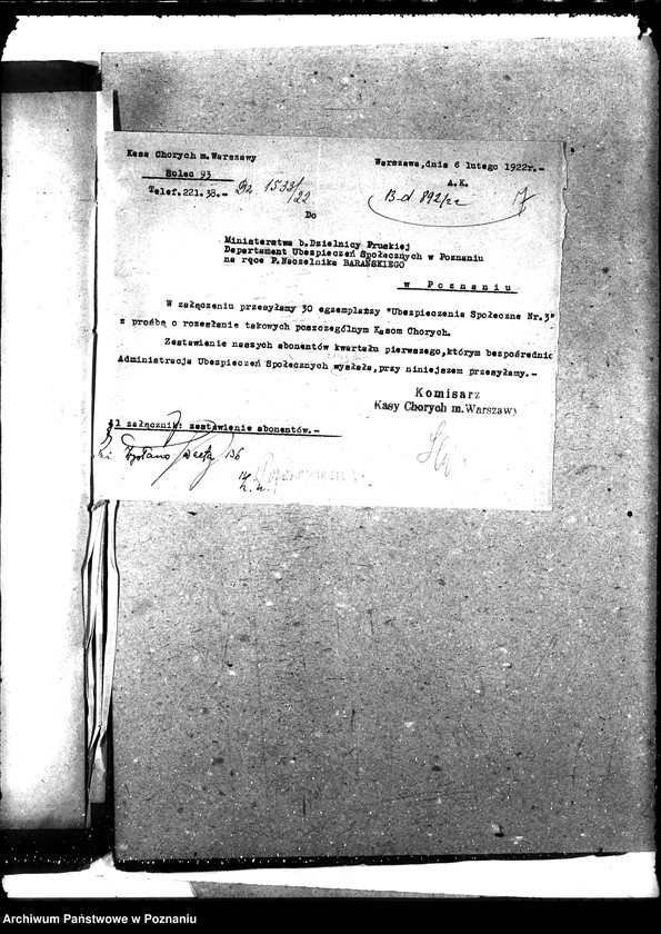 Obraz 11 z jednostki "Organ ubezpieczeń społeczych gazetka - korespondencja"