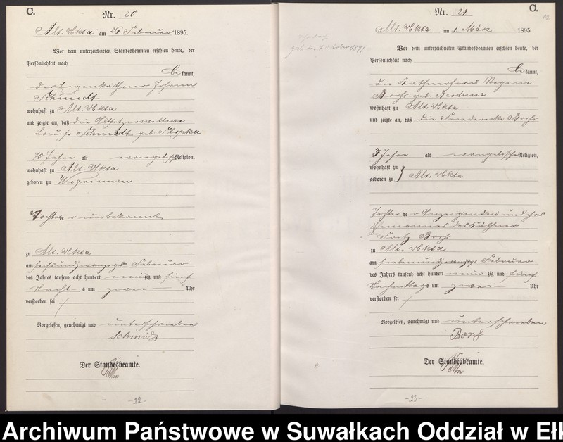 image.from.unit.number "Sterbe-Haupt-Register des Königlichen Preussischen Standes-Amtes Alt Ukta Kreis Sensburg"