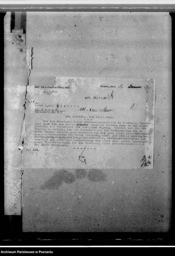 Obraz 16 z jednostki "Pixberg, Ernst - komisarz obwodowy"