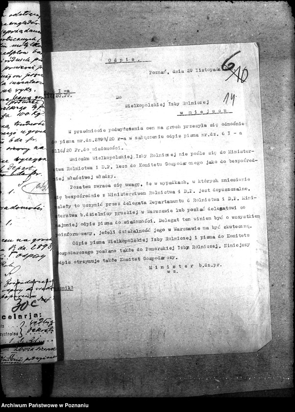 Obraz 18 z jednostki "Sprawy ogólno-administracyjne Zboże siewne"