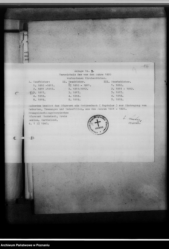 image.from.unit.number "Einziehungsprotokolle [ksiąg kościelnych] Leslau-Land [powiat włocławski, województwo bydgoskie]"