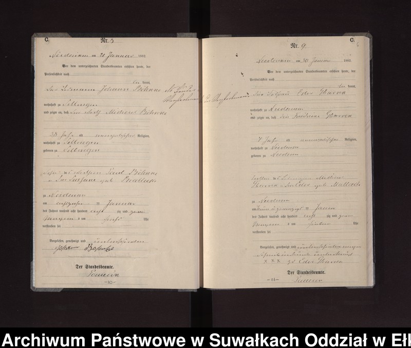 image.from.unit.number "Sterbe-Haupt-Register des Königlich Preussischen Standes-Amtes Stadt Nicolaiken Kreis Sensburg"