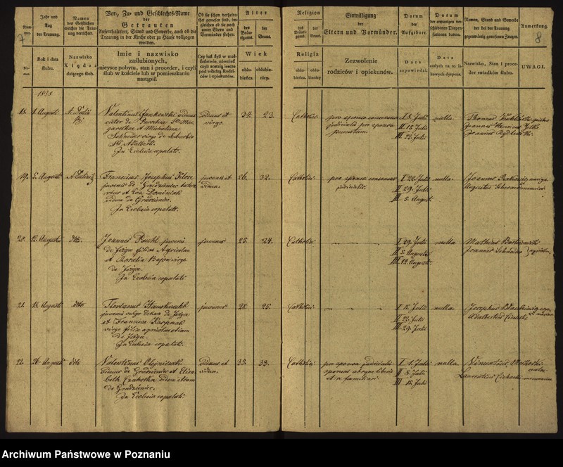 Obraz 7 z jednostki "Księga małżeństw"