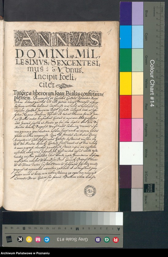 Obraz 5 z jednostki "Acta consulatus Posnaniensis."