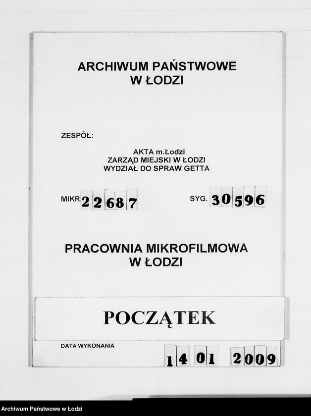 Obraz 1 z jednostki "[Alfons Seifert. Rachunki za dostawy towarów dla Getta]"