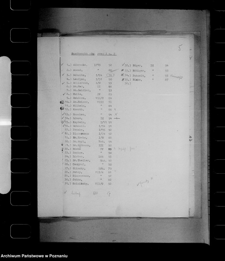 Obraz 9 z jednostki "Abstellung von Gefolgschaftsmitglieder zur Polizei - Reserve"