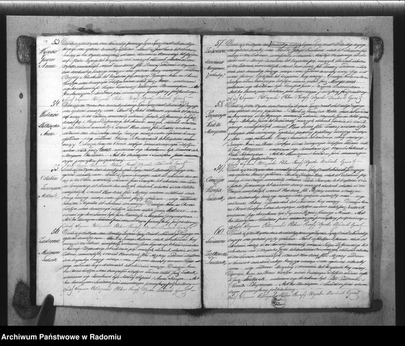 image.from.unit.number "Książka Duplikat Akt Cywilno - Religijnych Parafii Wysoka w powiecie Szydłowieckim Obwodzie Opoczyńskim Gubernij Sandomierskiey na rok 1842 sporządzona"