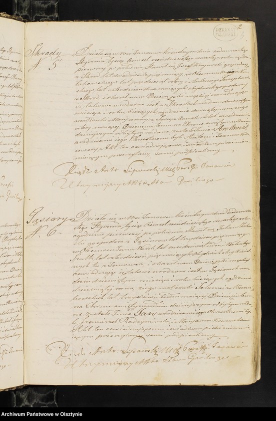 image.from.unit.number "Duplikat Aktow Stanu Cywilnego Urodzonych, Zaślubionych i Zmarłych z Parafii Janowiec z roku 1864-go"