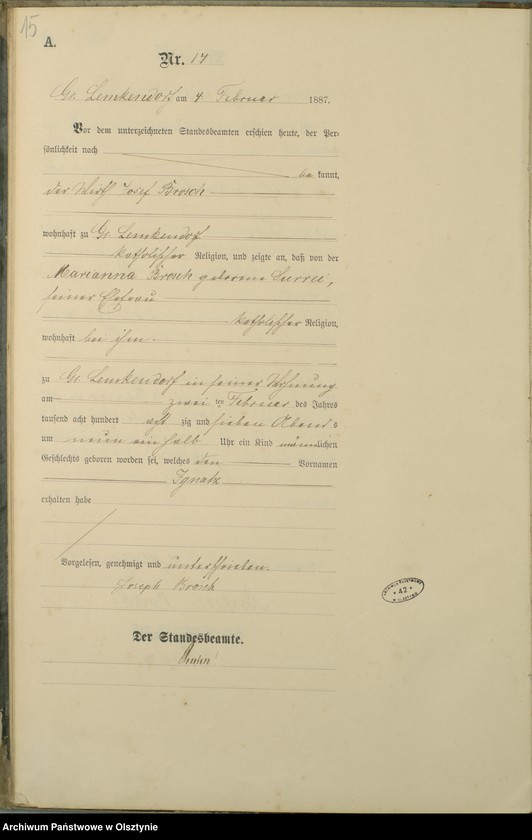 image.from.unit.number "Geburts-Haupt-Register Nr 1 - 134"