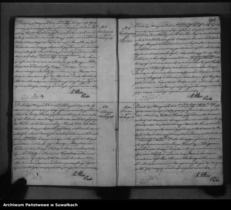 image.from.unit.number "Duplikat do zapisywania aktów urodzeń, zeyścia i ślubów w Parafii zwanej Wiżayny na rok 1855"
