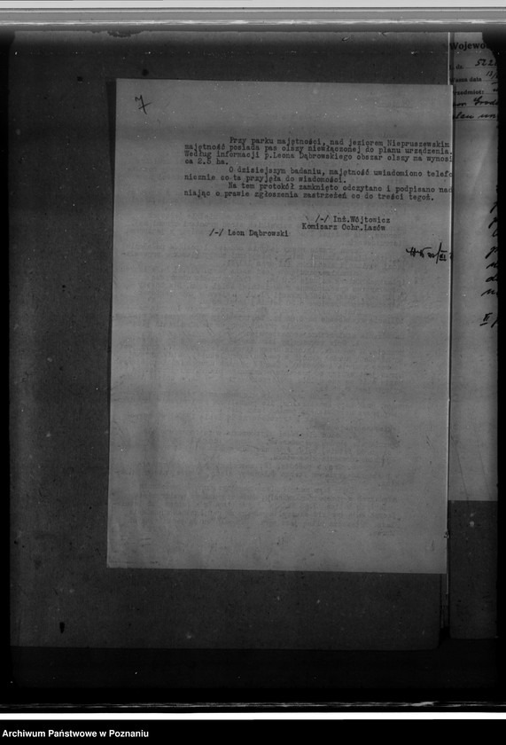 Obraz 11 z jednostki "Majętność leśna Zborowo powiat poznański"