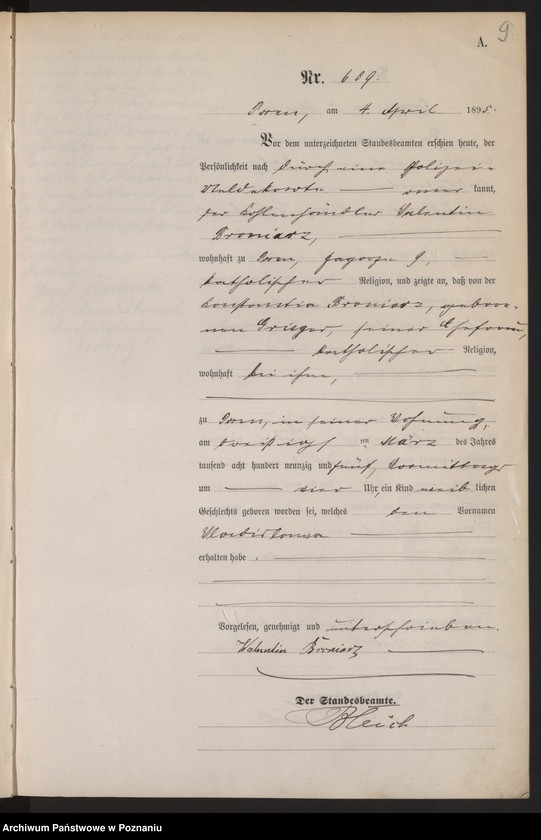 Obraz 12 z jednostki "Księga urodzeń t. II"