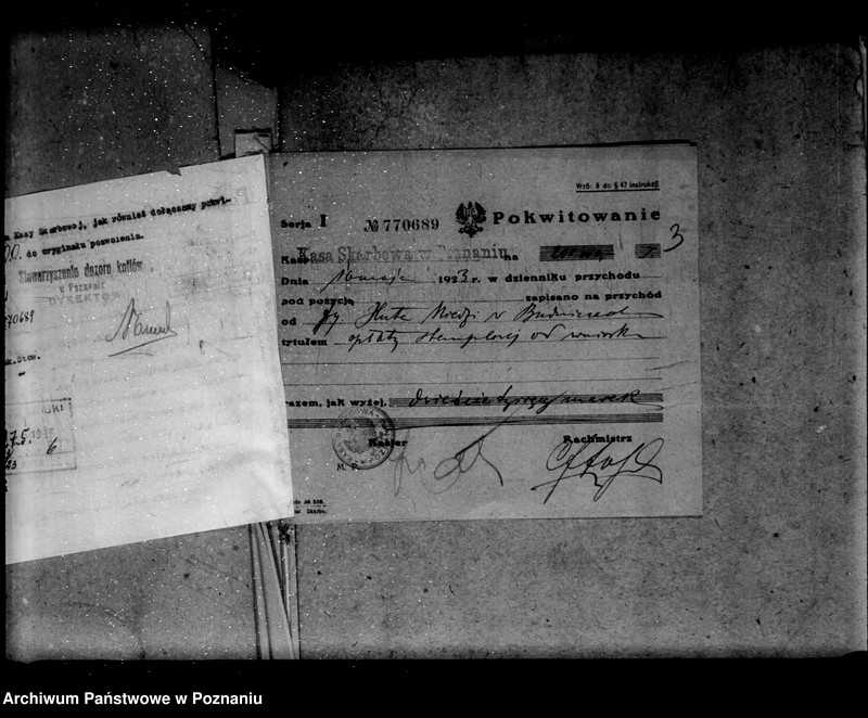 Obraz 8 z jednostki ""Huta miedzi" Towarzystwo Akcyjne Rudnicze powiat poznański nr porządkowy kotła 128"