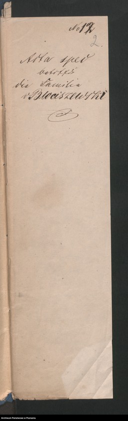 Obraz 5 z jednostki "A. betr. die Familie von Blociszewski /Stanislaus, Anton, Josef, Wladislaus/"