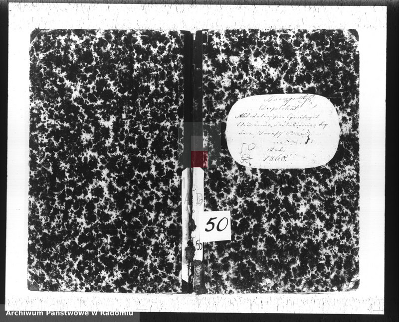 image.from.unit.number "Duplikat akt religijno cywilnych urodzenia, zaślubienia i zeyścia parafii Brzóza na rok 1860"