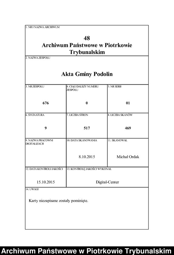 image.from.unit.number "[Księga ludności stałej gminy] Podolin wieś Podolin, Kiełczówka"