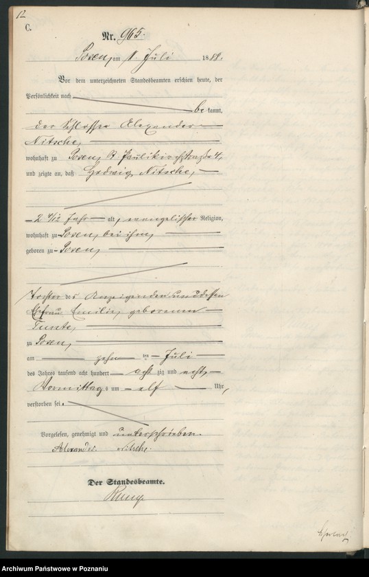 Obraz 15 z jednostki "Księga zgonów t. III"