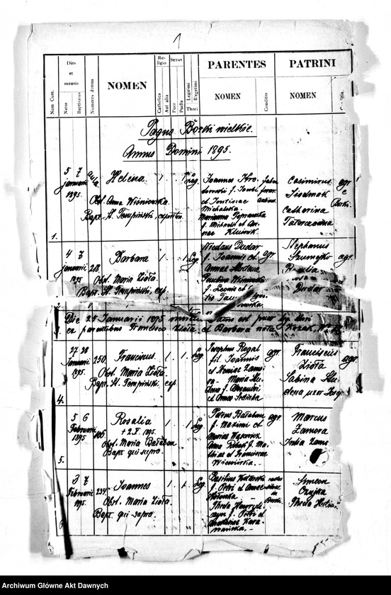 image.from.unit.number "Parafia: Czernielów Mazowiecki. Dekanat: Tarnopol. Kopie z ksiąg metrykalnych ur. tylko dla wsi Borki Wielkie*."