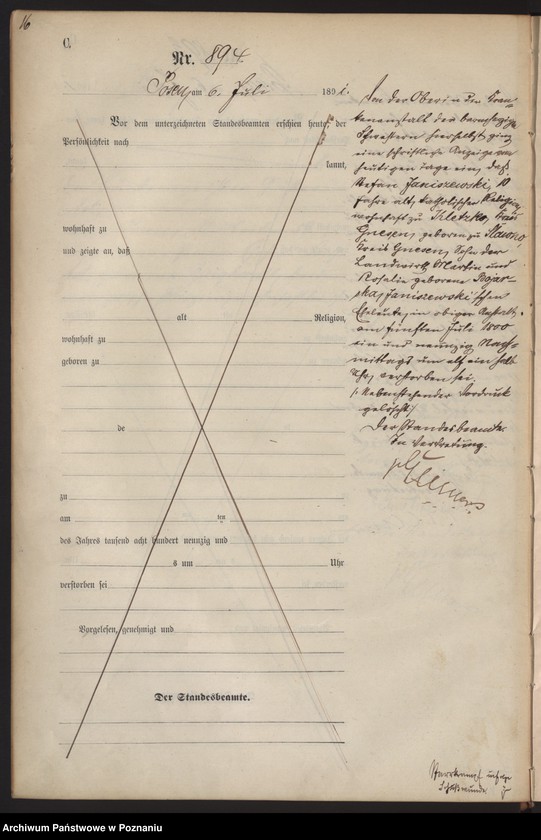 Obraz 19 z jednostki "Księga zgonów t. III"