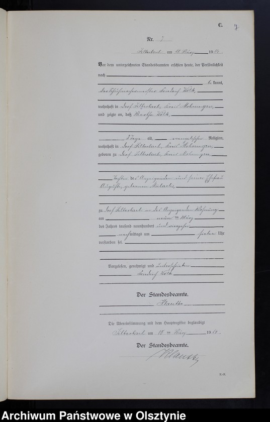 image.from.unit.number "Sterbe-Neben-Register Nr 1 - 39"