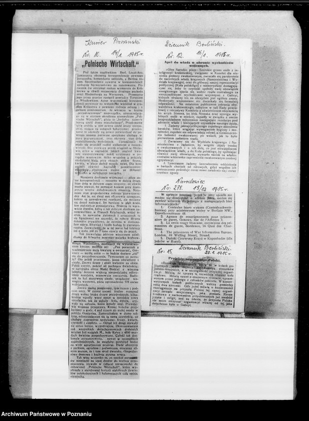 Obraz 8 z jednostki "Wiadomości wojenne z frontu walk [wycinki prasowe]"