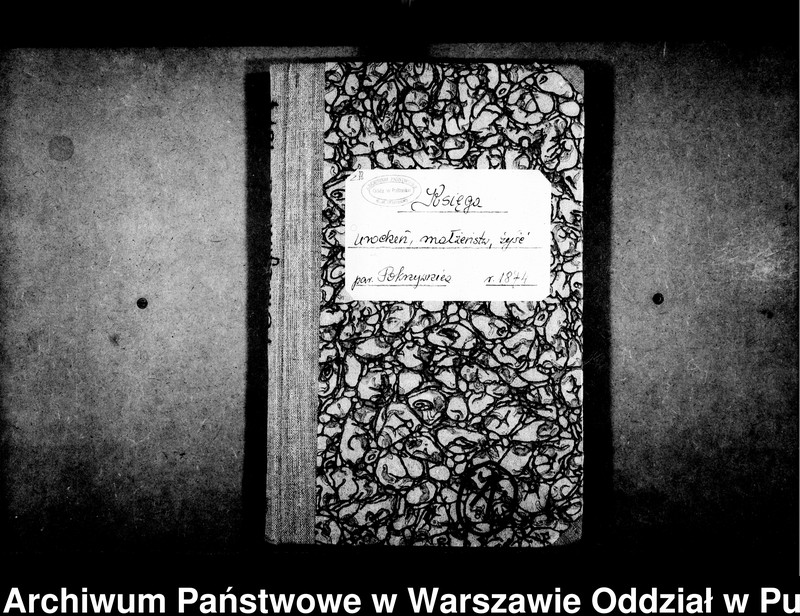 Obraz 3 z jednostki "Akta urodzeń, małżeństw i zgonów"