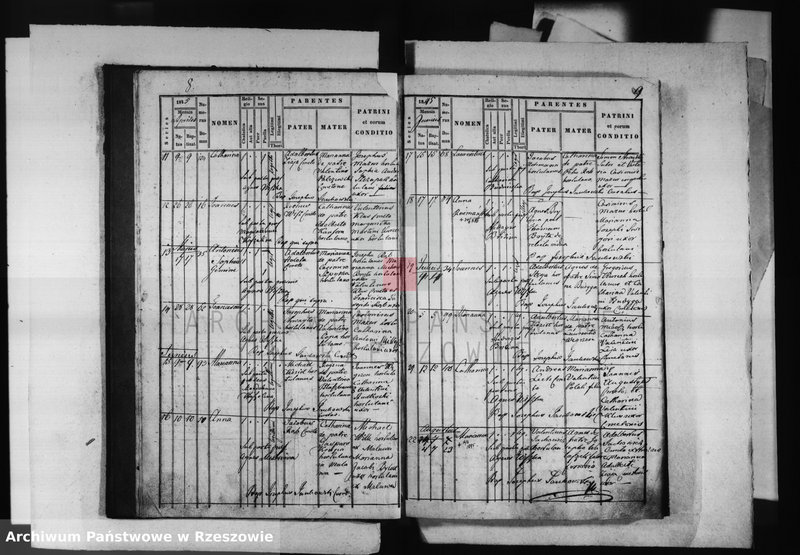 image.from.unit.number "Księga małżeństw , urodzeń i zgonów - Krasne - urodzenia - 1844 - 1857, małżeństwa - 1846 - 1872, zgony 1847 - 1863"