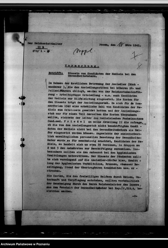 Obraz 12 z jednostki "Mitarbeit von Kandidaten der Medizin in öffentlichem Gesundheitsdienst"