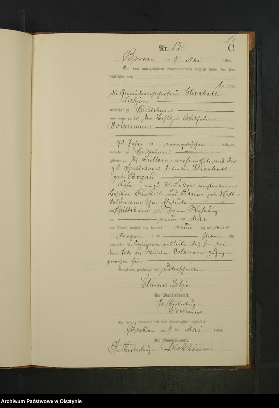 image.from.unit.number "Sterbe-Neben-Register Nr 1 - 21"