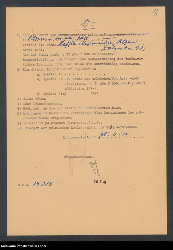 Obraz 10 z jednostki "Rajzla Kuperman - sklep spożywczo-kolonialny"