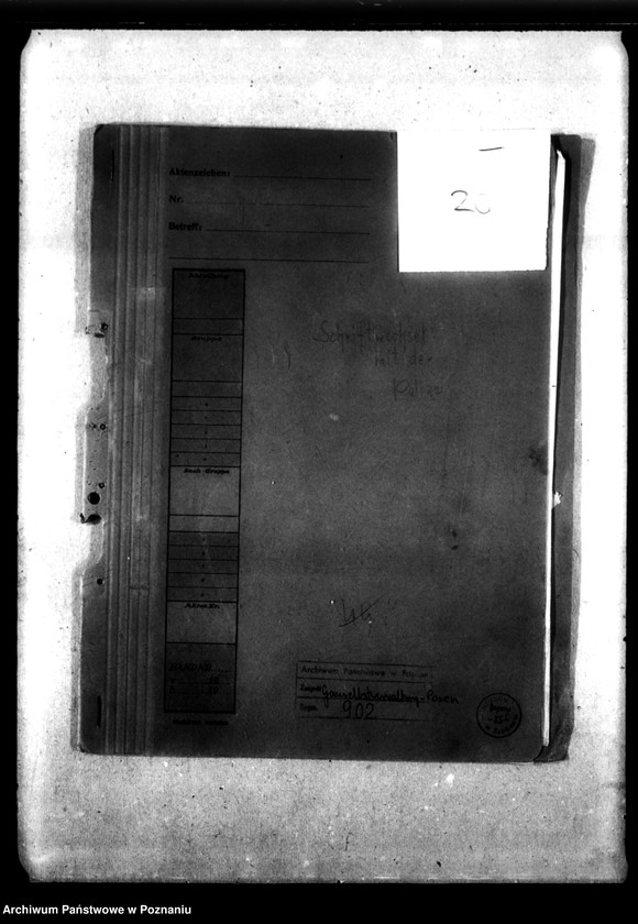 Obraz 4 z jednostki "Schriftwechsel mit der Polizei [Korespondencja z policją dotycząca włamania]."