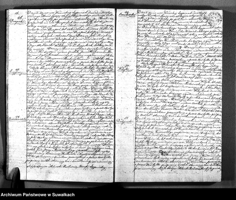 image.from.unit.number "Księga Duplikatu zawierająca w sobie Akta Urodzonych, Zaślubionych i Umarłych z Roku 1837 Parafij Leypuńskiey"