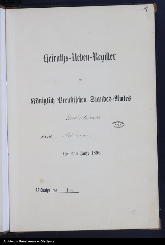 image.from.unit.number "Heiraths-Neben-Register nr 1 - 15"