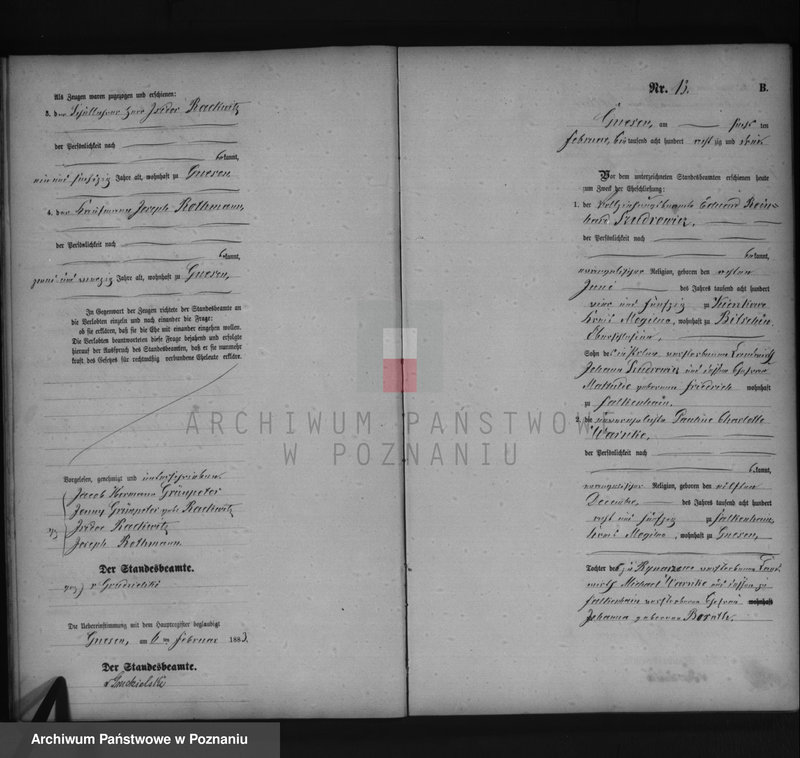 Obraz 15 z jednostki "Księga małżeństw"