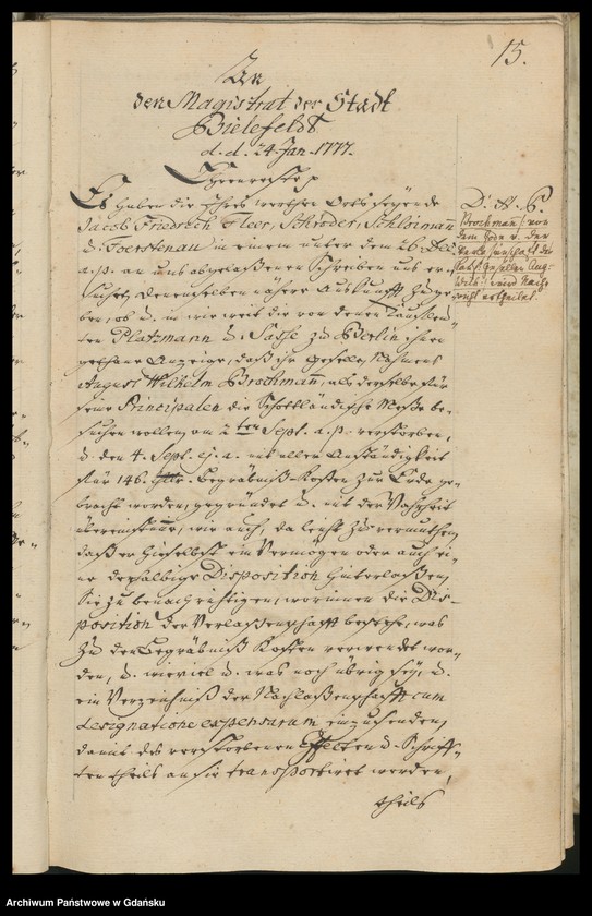 image.from.unit.number "[Liber missivarum]. Register der in vorstehenden Briefen […] enthaltenen Materien. [Indeks adresatów]"