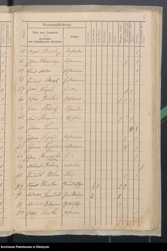 image.from.unit.number "Nachweisungen der Kirchendecems aus dem Kirchspiel Seehesten"