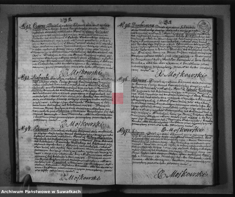 image.from.unit.number "Akta Duplikat zwana Urodzonych, Zaślubionych i Zmarłych Parafii Filipowskiej na rok 1862"