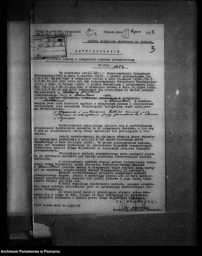 Obraz 7 z jednostki "/Warsztat kotlarski Lothar Jordan w Obornikach zatwierdzenie urządzenia/"