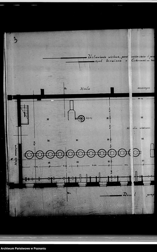 Obraz 7 z jednostki "Rysunek techniczny na ustawienie wirówek, podnośników i przenośników w Cukrowni we Wrześni"