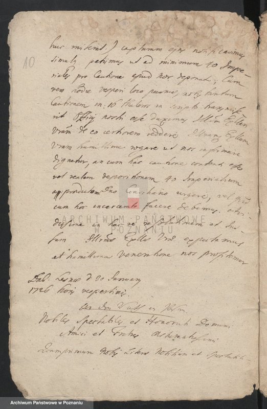 Obraz 11 z jednostki "Księga radziecka - korespondencja; język niemiecki, polski, łaciński"