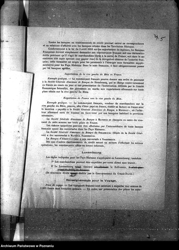 Obraz 9 z jednostki "Territoires Rhenans [korespondencja polskiego przedstawiciela handlowego Derezińskiego]"