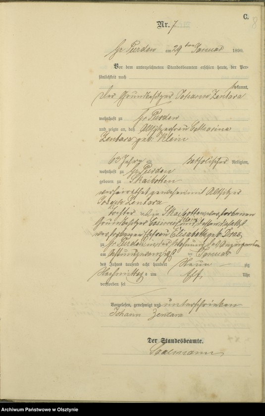 image.from.unit.number "Sterbe-Haupt-Register Nr 1 - 50"