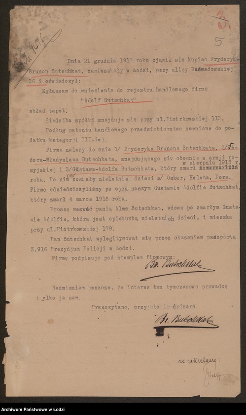 Obraz 6 z jednostki "Adolf Butschkat – skład tapet"