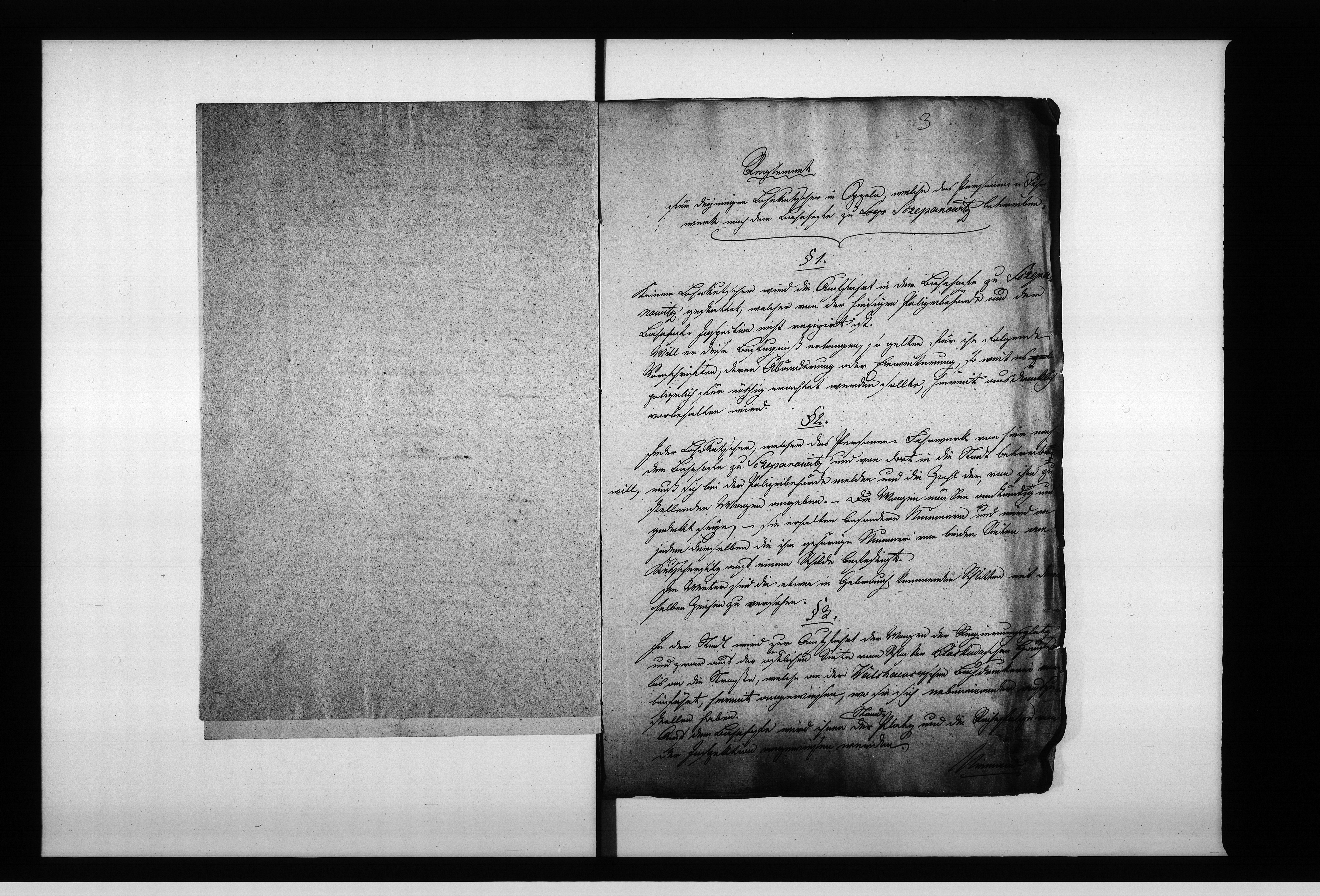 Obraz 7 z jednostki "Acta des Magistrats zu Oppeln betreffend: den Entwurf des Reglements für diejenigen hiesigen Lohnkutscher, welche das Personen Fuhrwerk nach dem Bahnhofe zu Sczepanowitz jetzt zu Oppeln betrieben Vol: I"